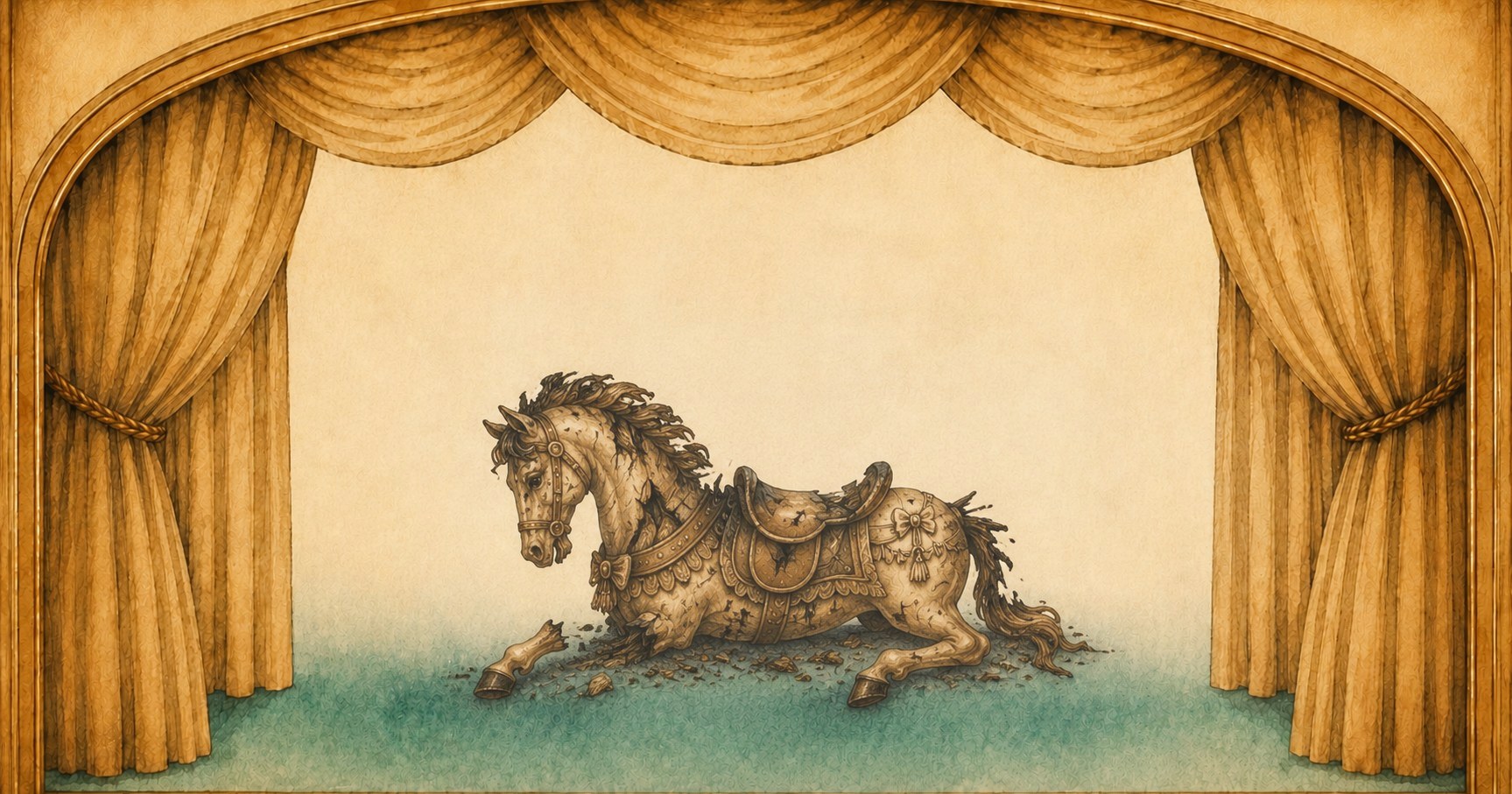 壊れた木馬